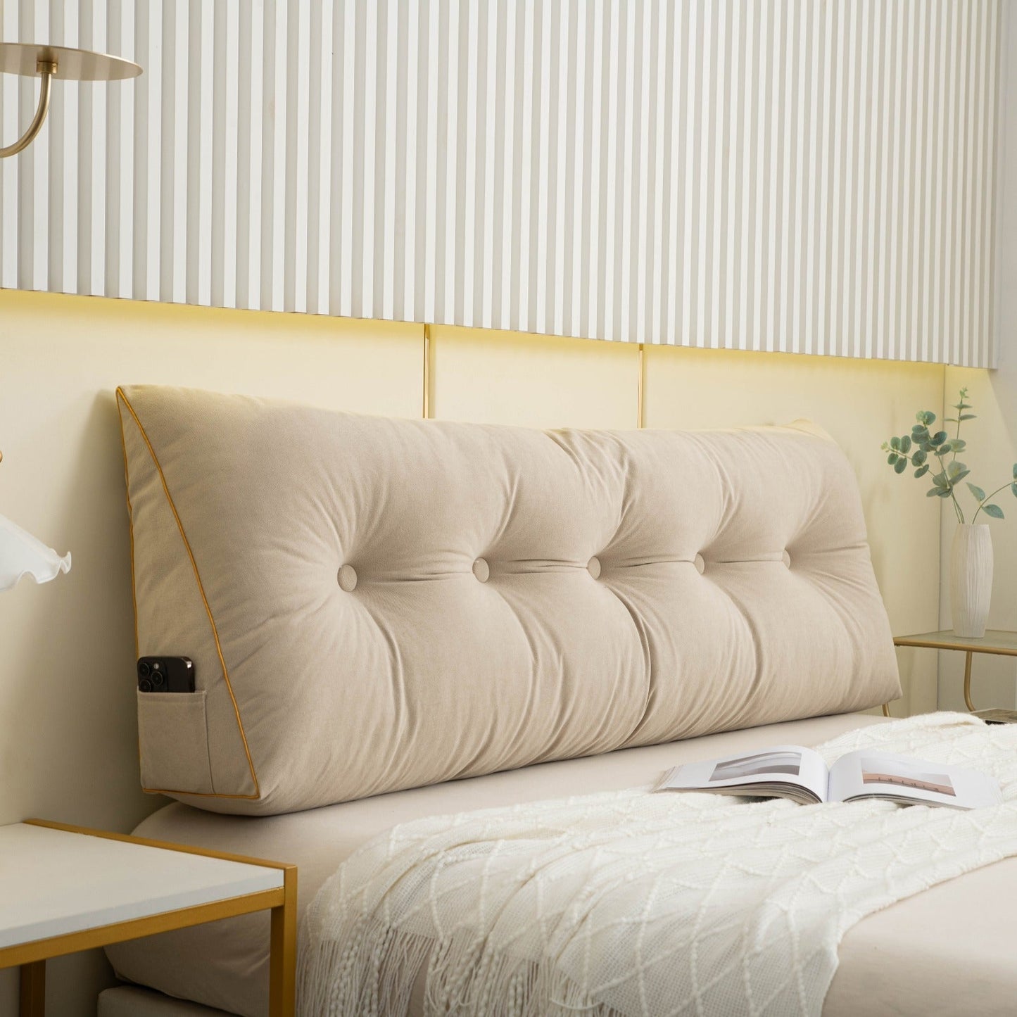 ErgoWedge – Almohada ergonómica en cuña con soporte para la espalda