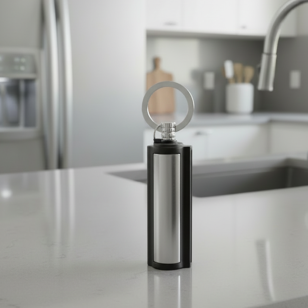 FIREKEY – Waterproof Metal Fire Starter Keychain for Outdoor Adventures 0