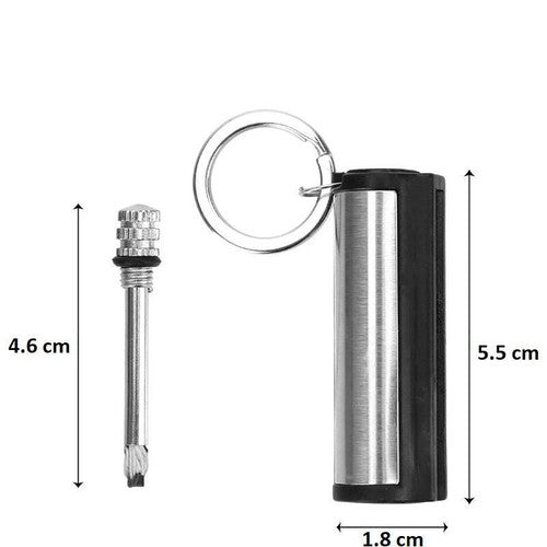 FIREKEY – Waterproof Metal Fire Starter Keychain for Outdoor Adventures 5