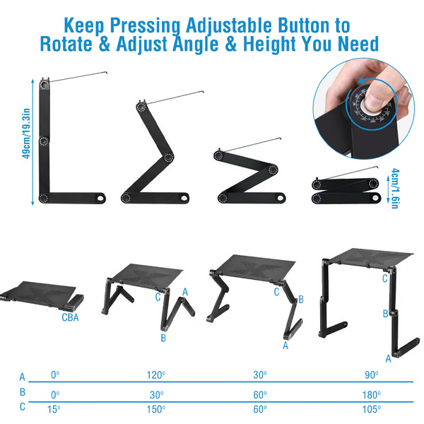 FLEXSTAND 360 - Supporto ergonomico per laptop per un lavoro sano e flessibile