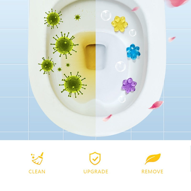 FRESHBLOOM DUO - Detergente per WC e deodorante per ambienti con fragranza floreale di lunga durata