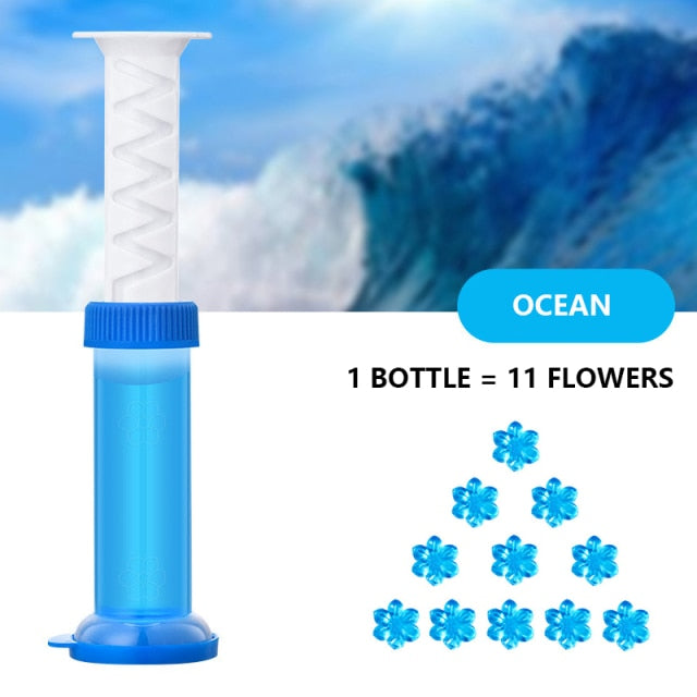 FRESHBLOOM DUO - Detergente per WC e deodorante per ambienti con fragranza floreale di lunga durata