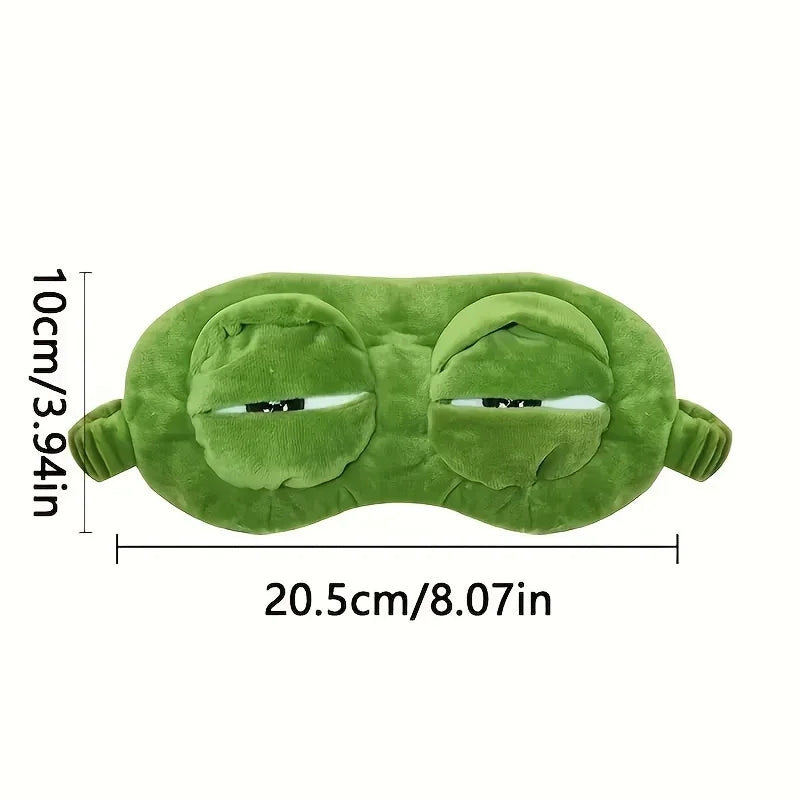 FROGSNOOZE – 3D frog sleep mask for relaxed sleep & travel 6