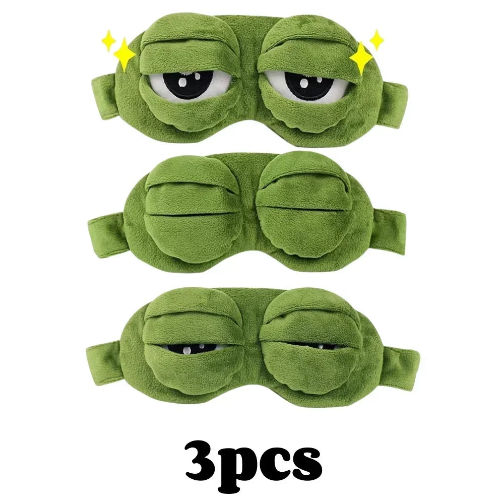 FROGSNOOZE – 3D frog sleep mask for relaxed sleep & travel 7