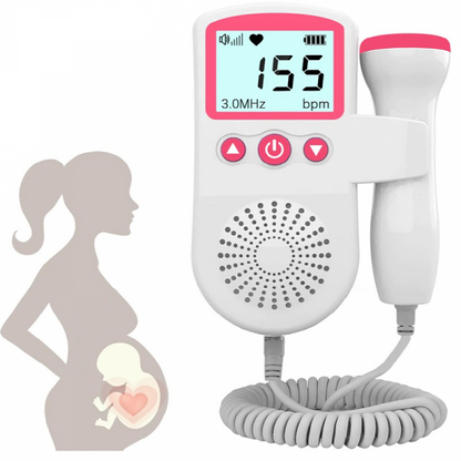 FetoPulse Doppler – Prenosný monitor srdcovej frekvencie s LCD displejom od 12. týždňa tehotenstva