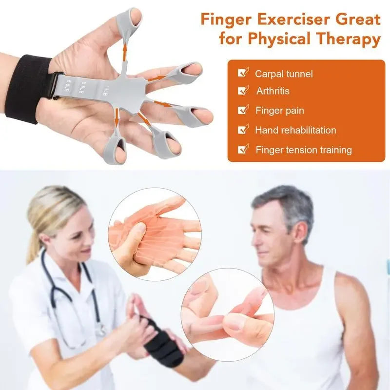  Grippforce Hand muscle trainer - finger trainer with 6 resistance levels for optimal grip power-6