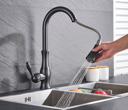 Flexflow Kitchen Tap-pull-out stainless steel kitchen fitting for flexible & stylish kitchen work 3