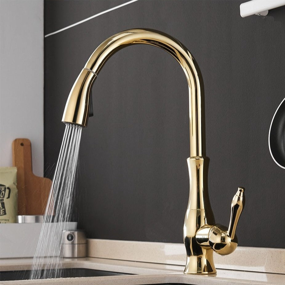 Flexflow Kitchen Tap-pull-out stainless steel kitchen fitting for flexible & stylish kitchen work 8