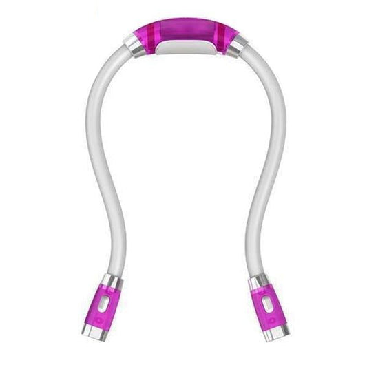 FlexiGlow – Lampada da collo LED flessibile per maglia, artigianato e lettura