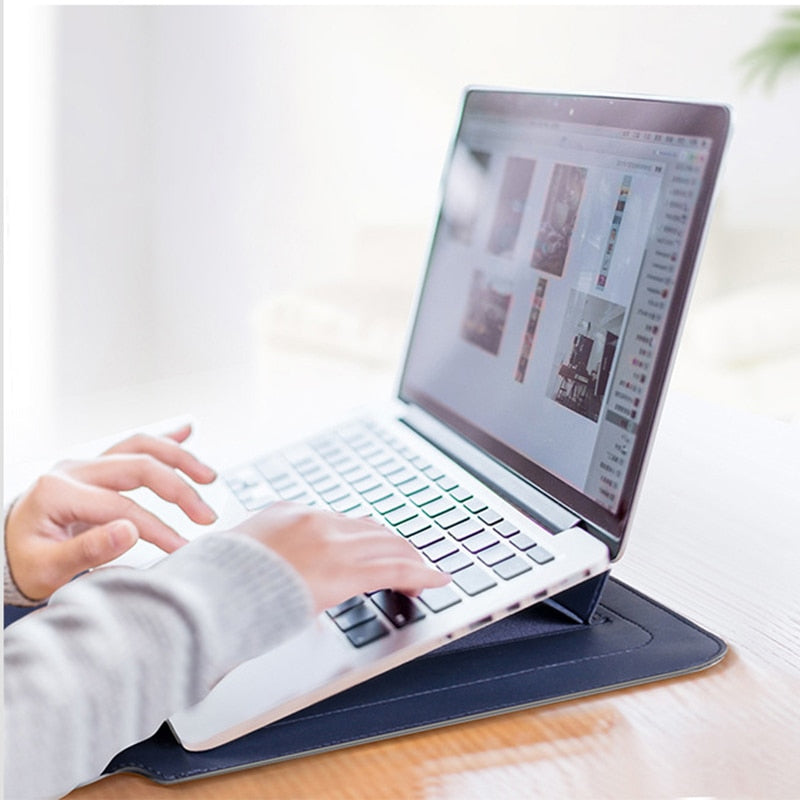 FlexiGuard - Custodia impermeabile sottile per laptop con protezione dagli urti e supporto