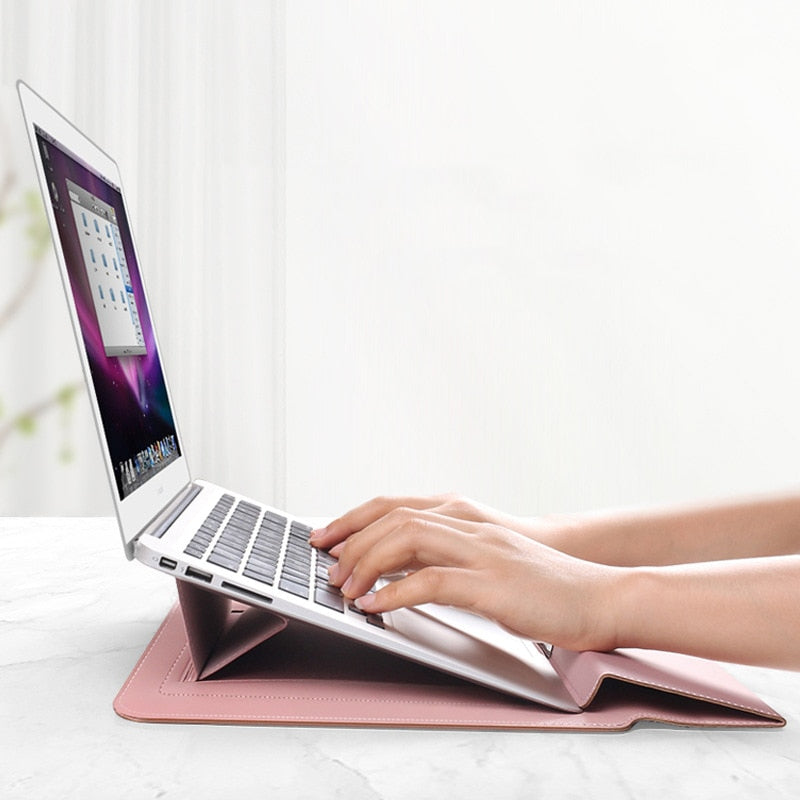 FlexiGuard - Custodia impermeabile sottile per laptop con protezione dagli urti e supporto