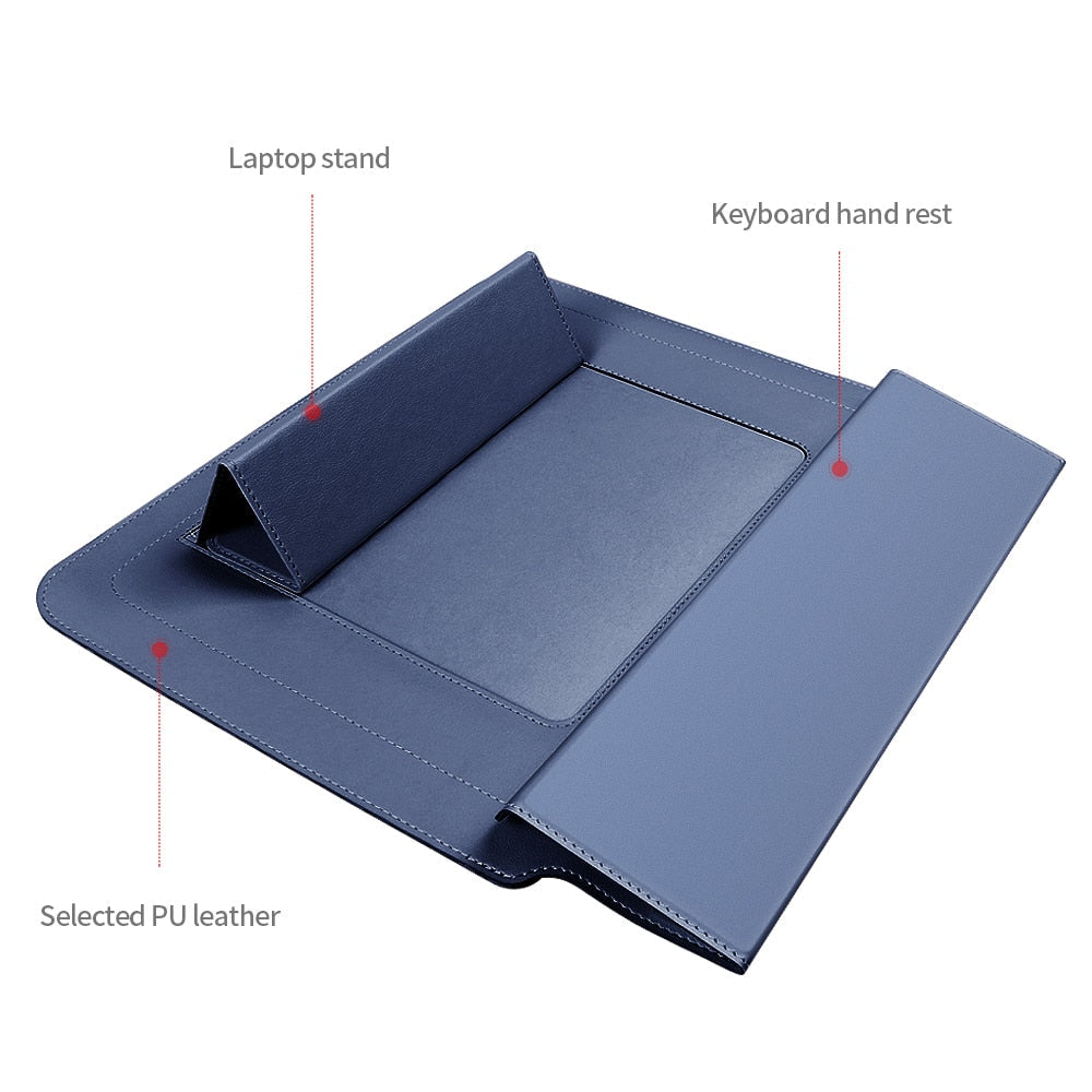 FlexiGuard - Custodia impermeabile sottile per laptop con protezione dagli urti e supporto