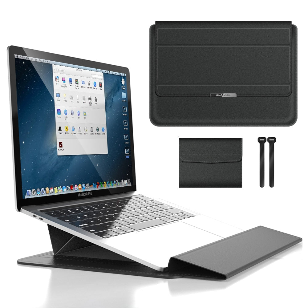 FlexiGuard - Custodia impermeabile sottile per laptop con protezione dagli urti e supporto