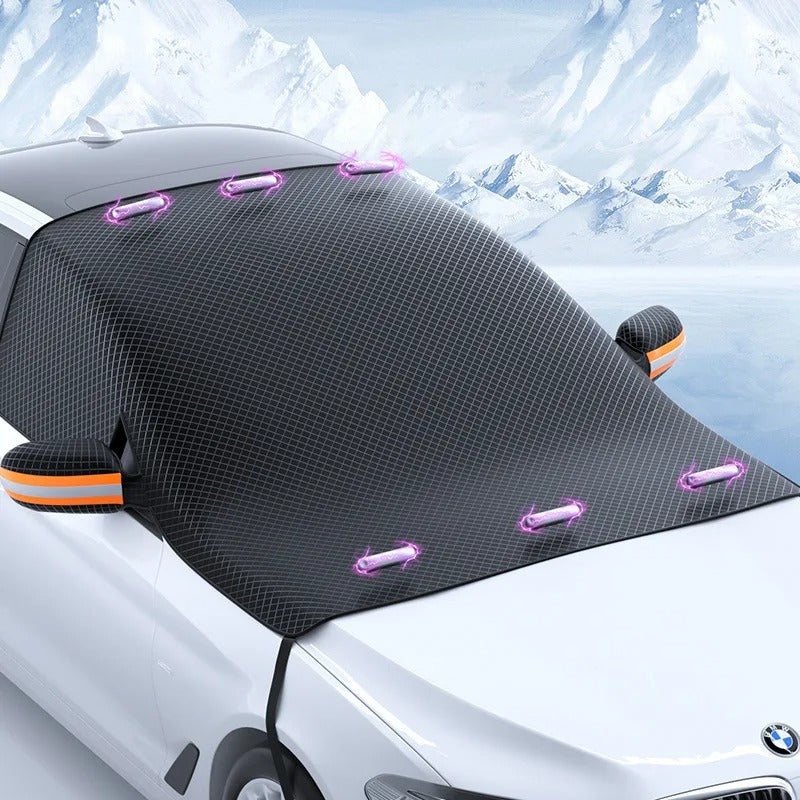 Cubierta FrostGuard – Cubierta magnética para nieve de coche 258×114 cm