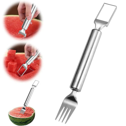 FruitEase – 2 v 1 krájač a vidlička pre jednoduchú prípravu ovocia