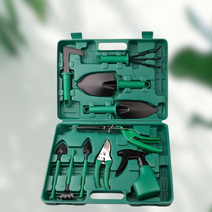 GARDENPRO KIT – Complete 10-Piece Garden Tool Set for Effortless Gardening