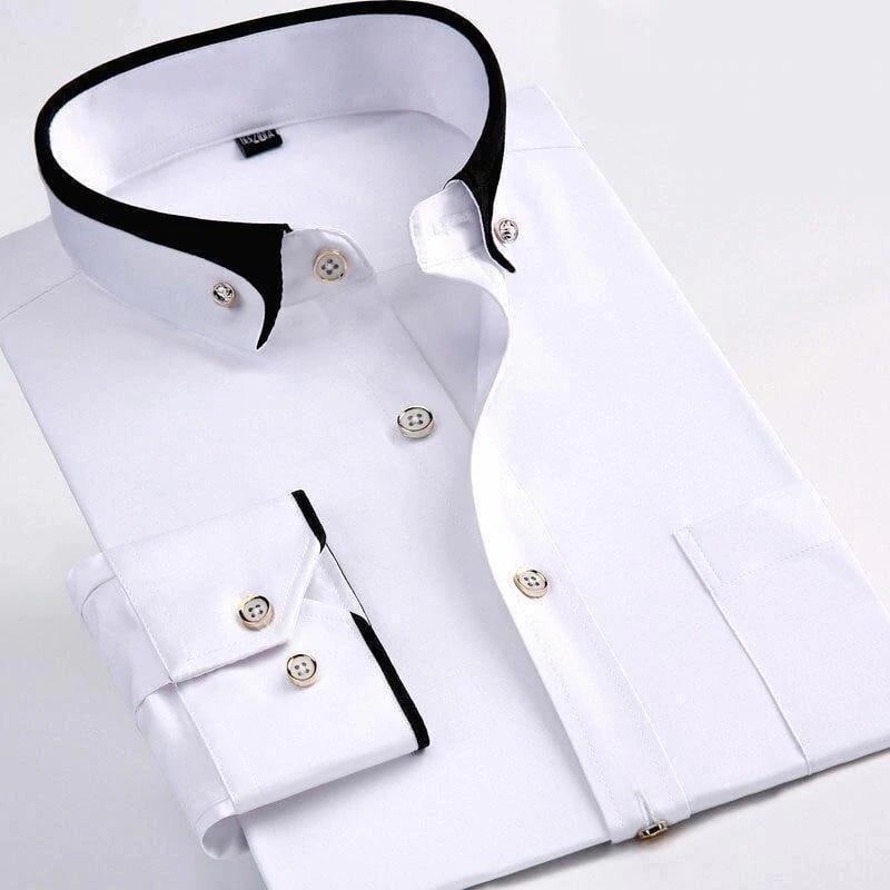 GENTLEFORM SHIRT - Elegante camicia a maniche lunghe da uomo con comfort e stile