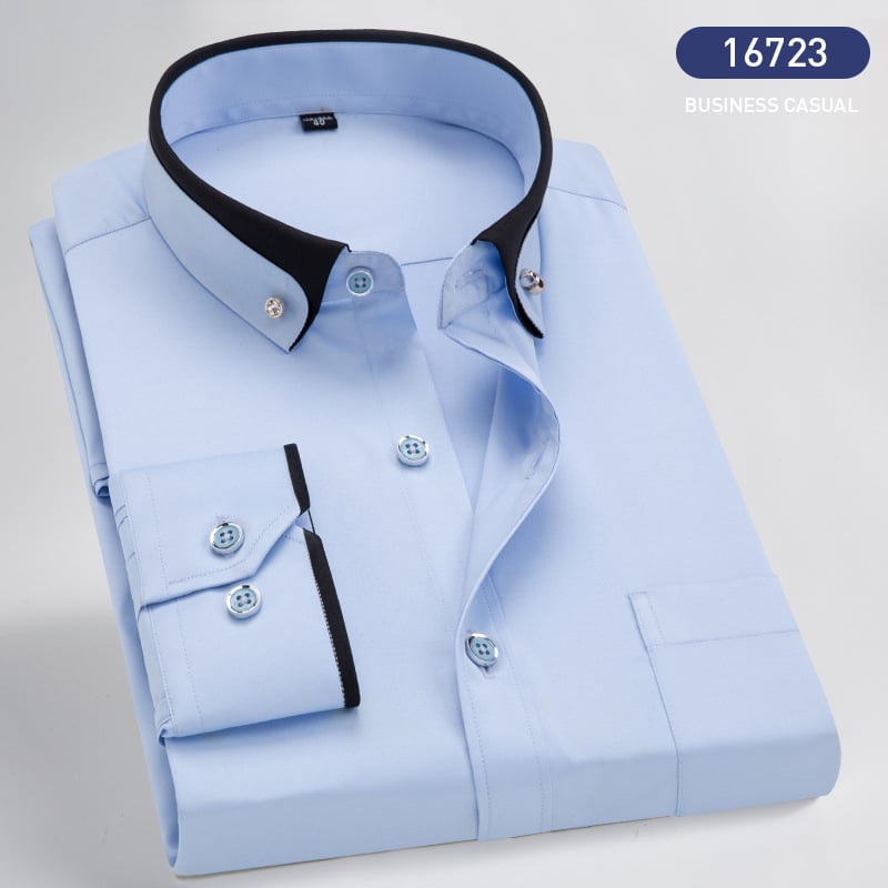 GENTLEFORM SHIRT - Elegante camicia a maniche lunghe da uomo con comfort e stile