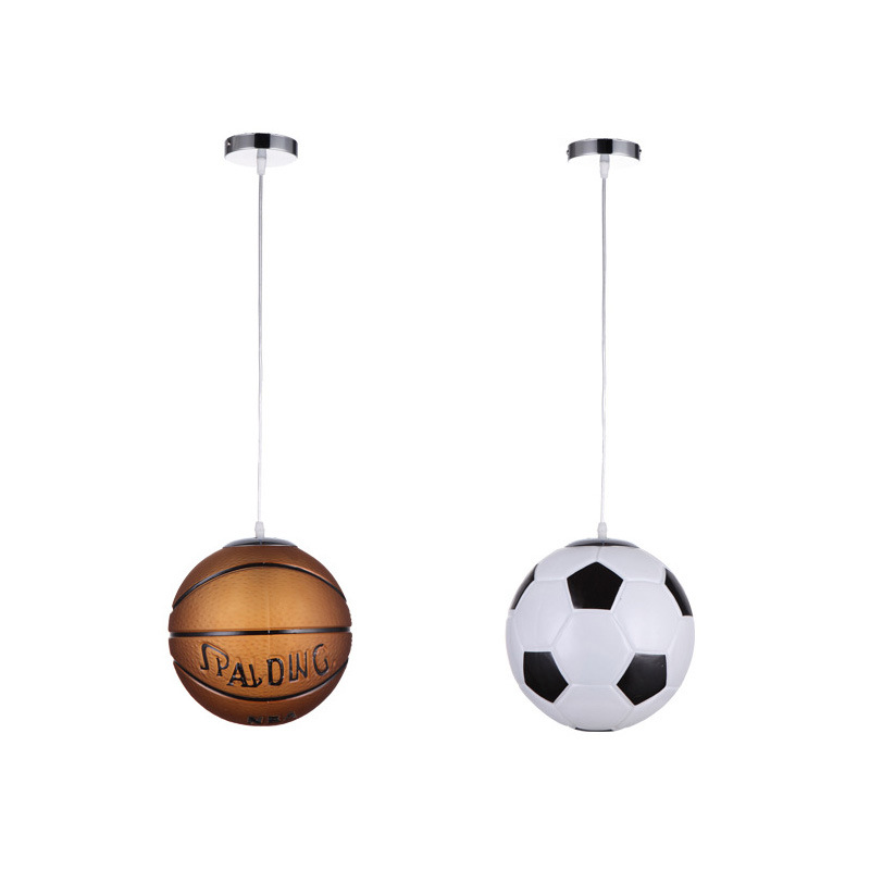 GOAL GLOW - Plafoniera a LED per la cameretta dei bambini con motivo calcistico