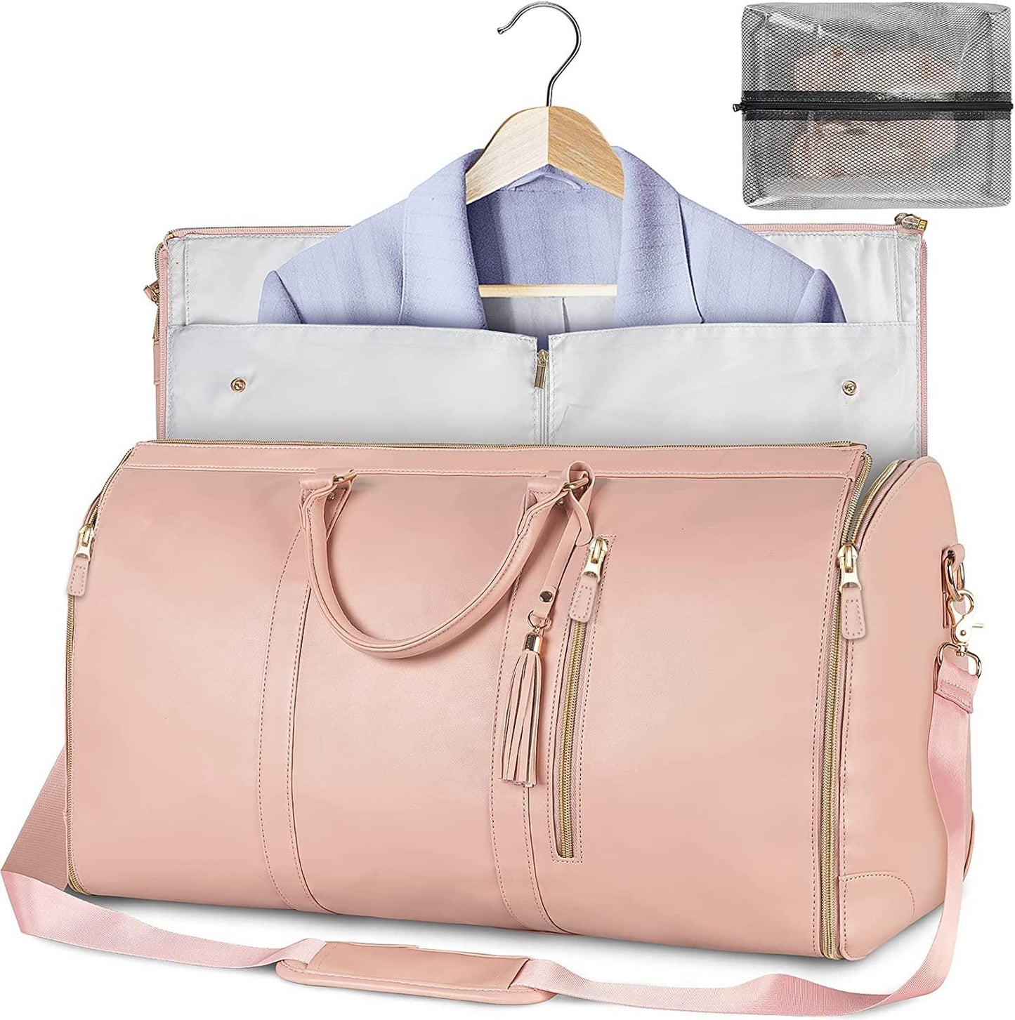 Garmentgo Travel BAG-foldable clothing protection bag made of PU leather for wrinkle-free travel with style 3