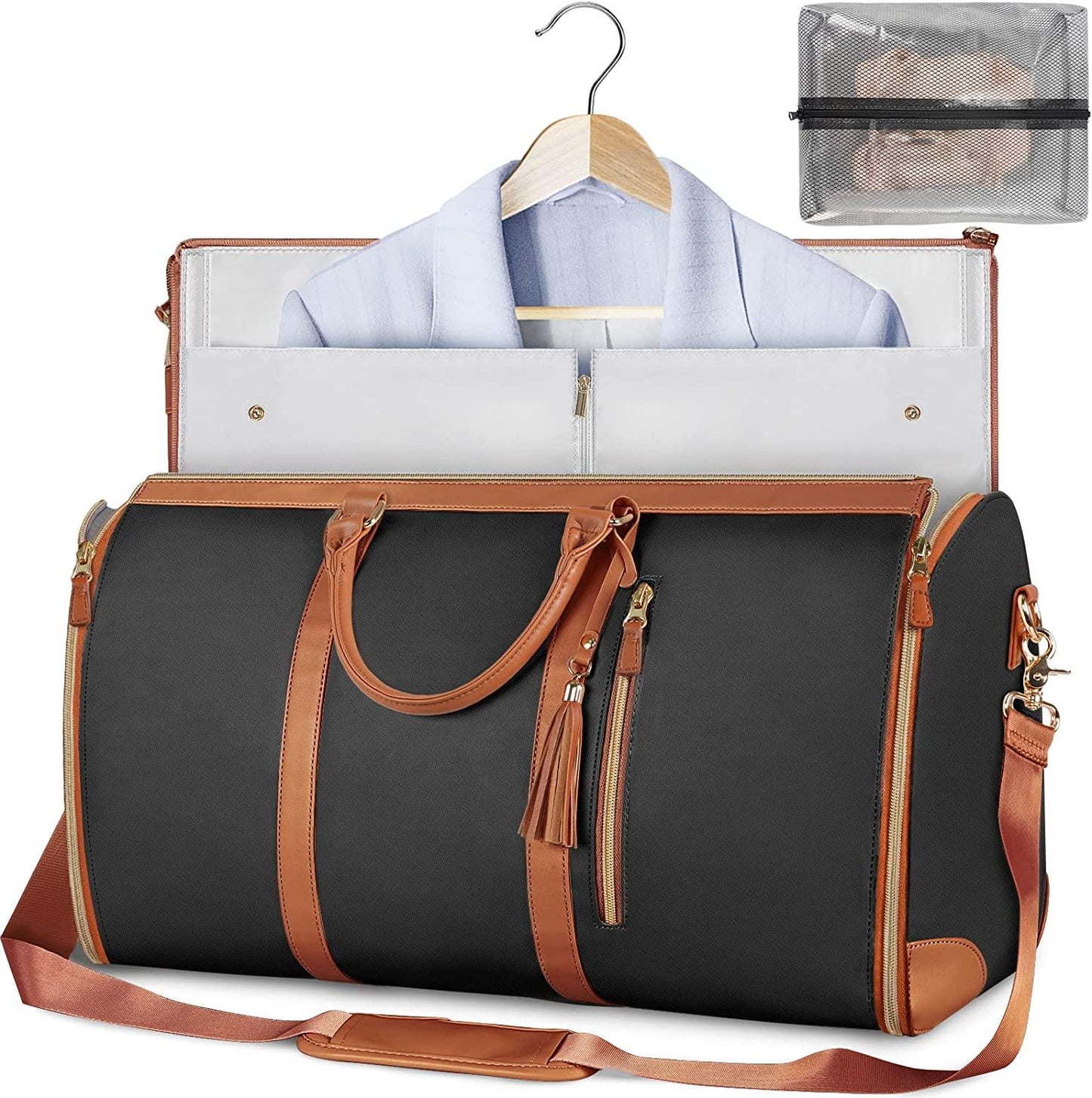 Garmentgo Travel BAG-foldable clothing protection bag made of PU leather for wrinkle-free travel with style 4