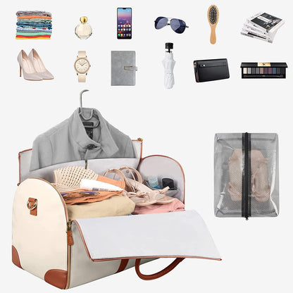 Garmentgo Travel BAG-foldable clothing protection bag made of PU leather for wrinkle-free travel with style 5