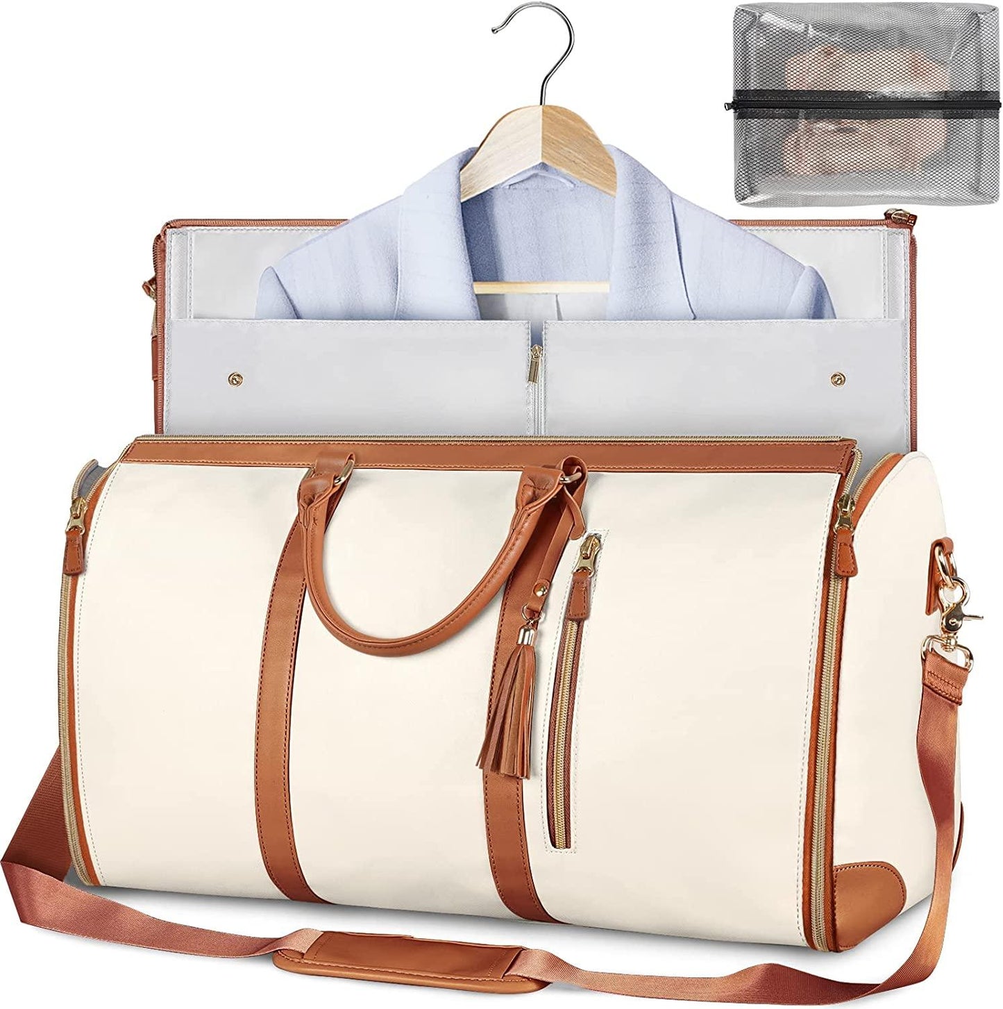Garmentgo Travel BAG-foldable clothing protection bag made of PU leather for wrinkle-free travel with style 7