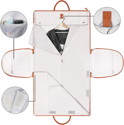 Garmentgo Travel BAG-foldable clothing protection bag made of PU leather for wrinkle-free travel with style 8