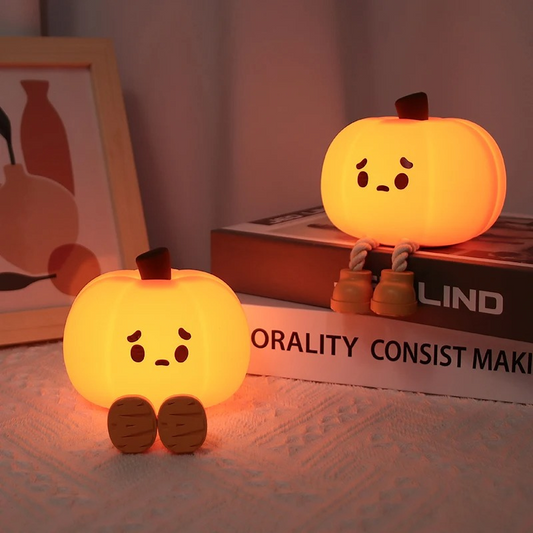GlowBuddy - Luce notturna a forma di zucca per bambini