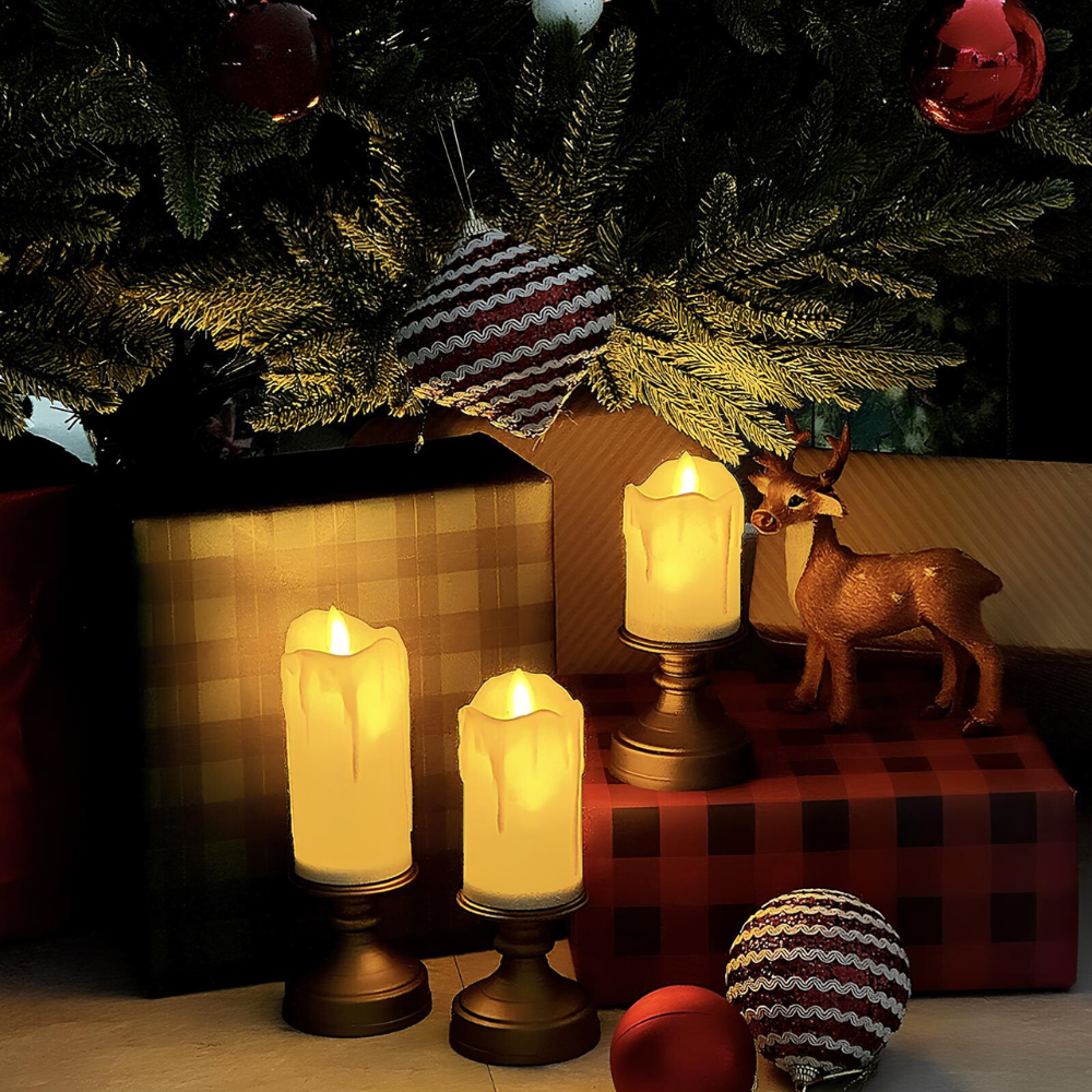 GlowFlicker - Candele LED con effetto luce intermittente