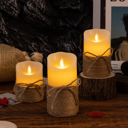 GlowFlicker - Candele LED con effetto luce intermittente