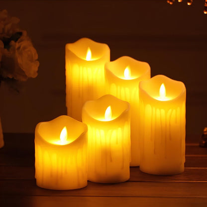 GlowFlicker - Candele LED con effetto luce intermittente