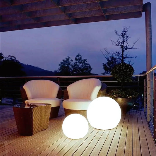 Glowglobe-waterproof LED ball lamp with color change for inside & outside 0