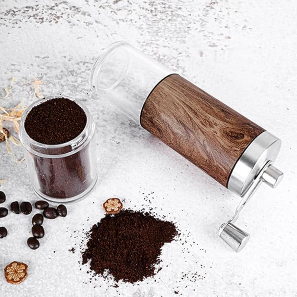 GrindMate – Molinillo portátil de madera para café y especias