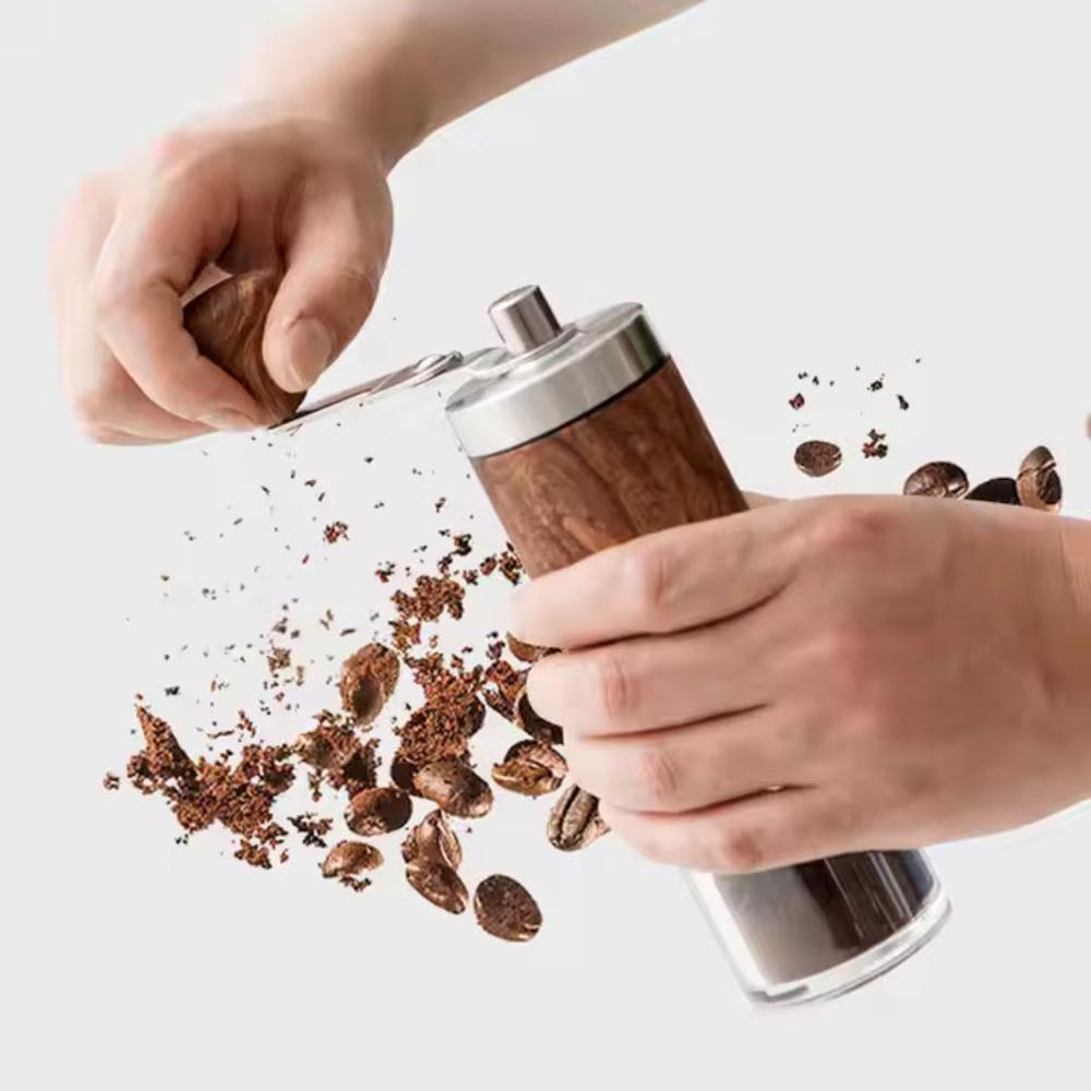 GrindMate – Molinillo portátil de madera para café y especias