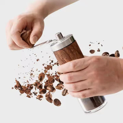 GrindMate – Molinillo portátil de madera para café y especias