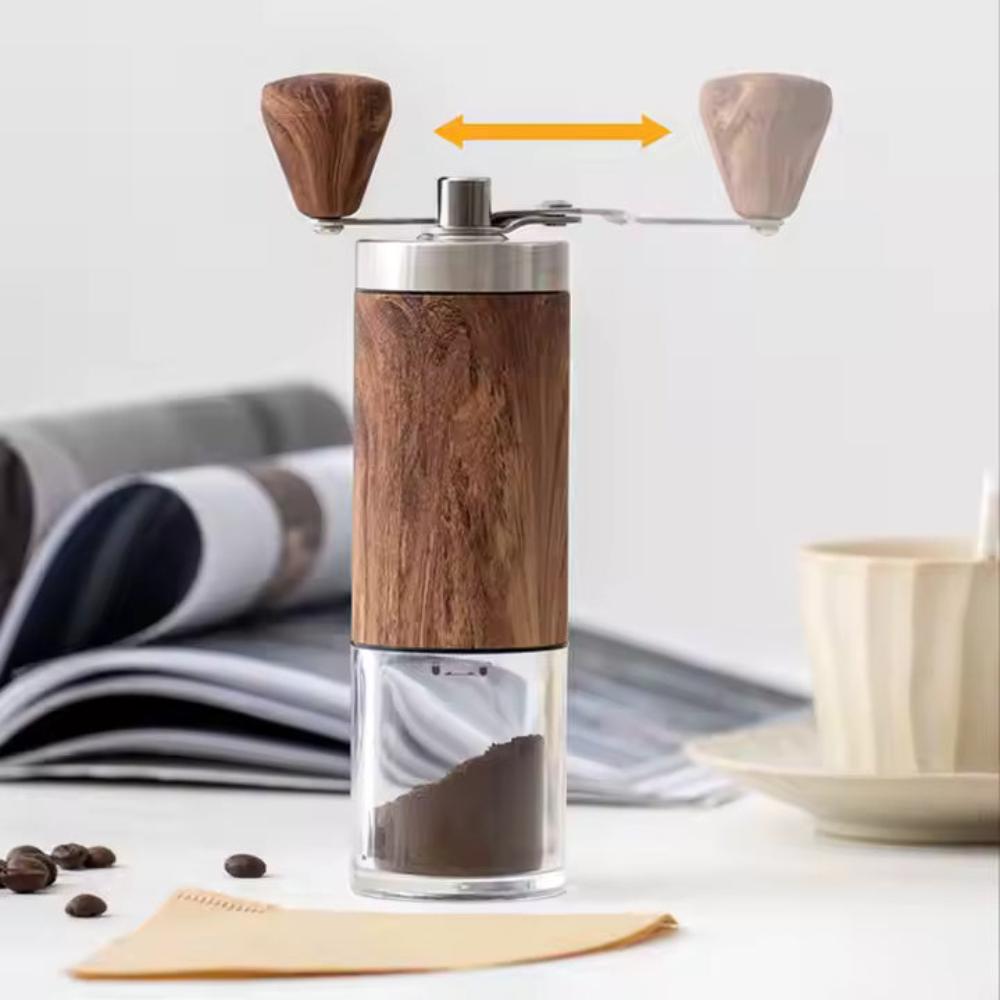 GrindMate – Molinillo portátil de madera para café y especias