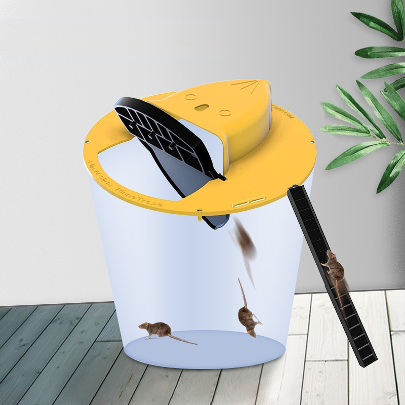 Humane Mouse Trap Bucket Lid – Safe and Effective Mice Trap Compatible with Standard Buckets for Easy Rodent Control-2
