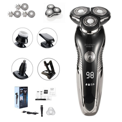 Variant image for Deluxe razor (+holder+3 additional attachments+charging cable+brush)