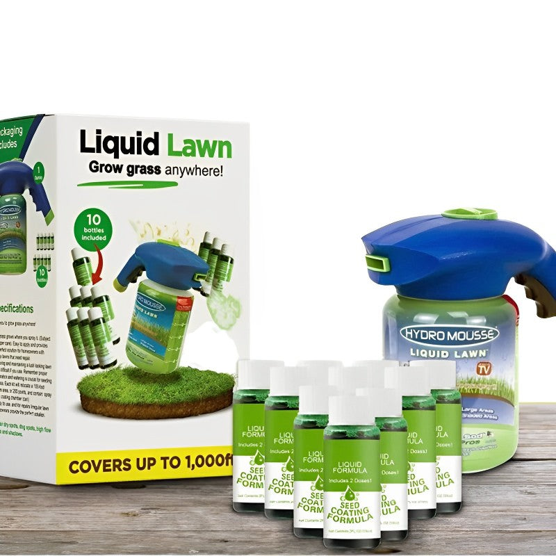 HYDRO MOSS PRO – Liquid Lawn Hydro Mousse for Fast & Healthy Grass Growth