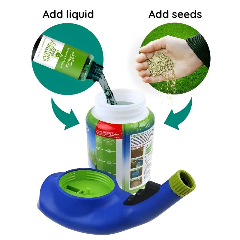HYDRO MOSS PRO – Liquid Lawn Hydro Mousse for Fast & Healthy Grass Growth