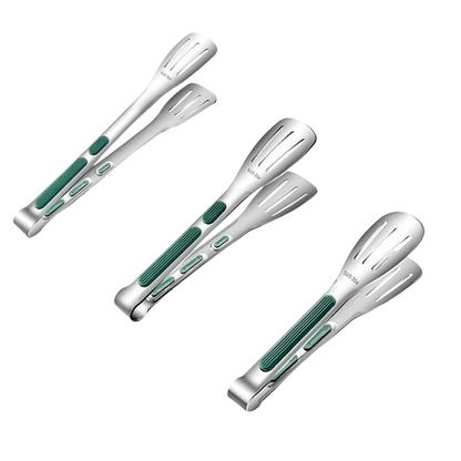 HandyTongs – Non-slip stainless steel tongs for meat, salad & bread