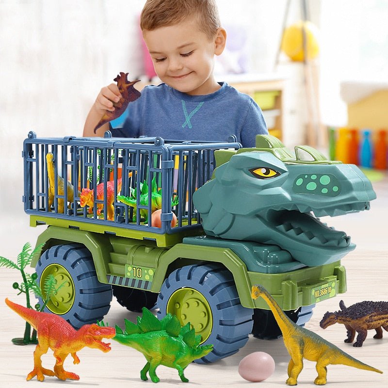 Dinotrek Explorers Set – Dinosaur and Vehicle Play Set for Kids – Adventure and Learning Fun