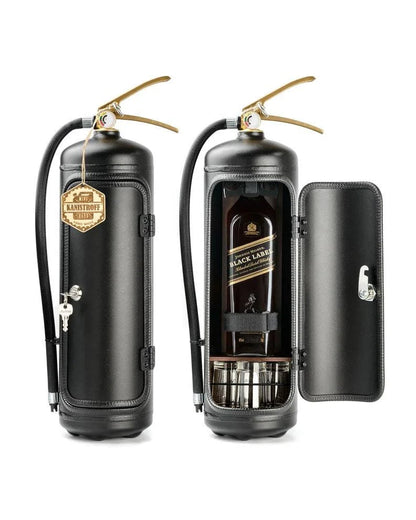 HIDDEN FIREBAR – Stylish Hidden Drink Storage in Fire Extinguisher Design