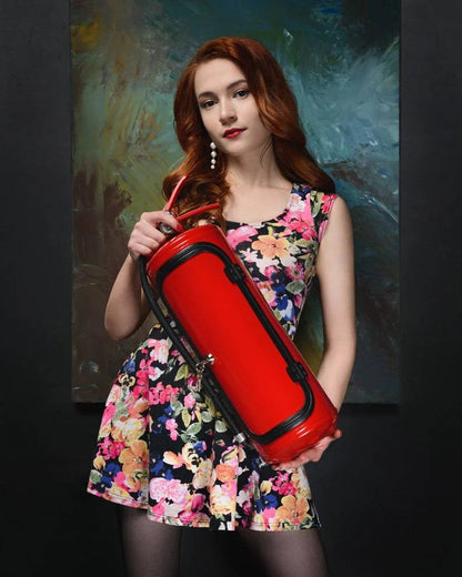 HIDDEN FIREBAR – Stylish Hidden Drink Storage in Fire Extinguisher Design