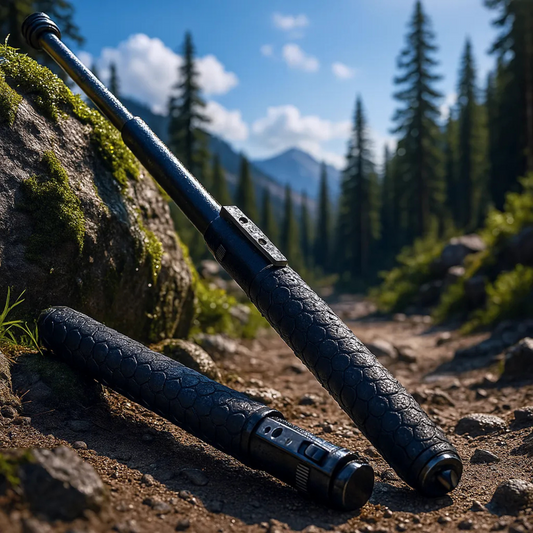 HikeShield - Bastone da trekking leggero con pop-up automatico
