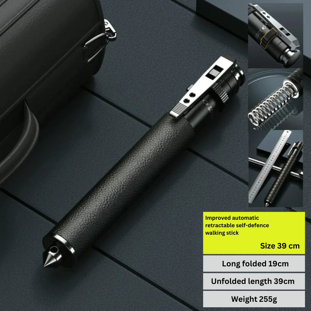 HikeShield - Bastone da trekking leggero con pop-up automatico