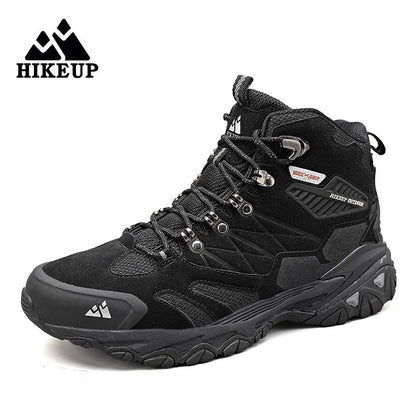 Hikeup Trekking Boots-men's hiking shoes with suede, breathable & rainproof for winter & outdoor adventure 2