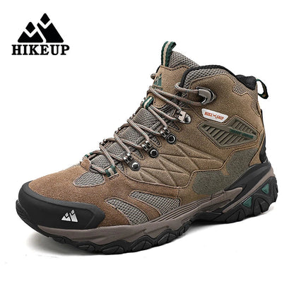 Hikeup Trekking Boots-men's hiking shoes with suede, breathable & rainproof for winter & outdoor adventure 5