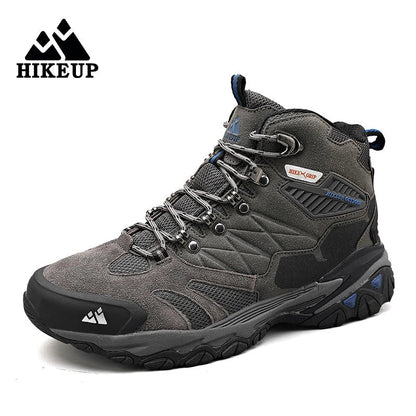 Hikeup Trekking Boots-men's hiking shoes with suede, breathable & rainproof for winter & outdoor adventure 6